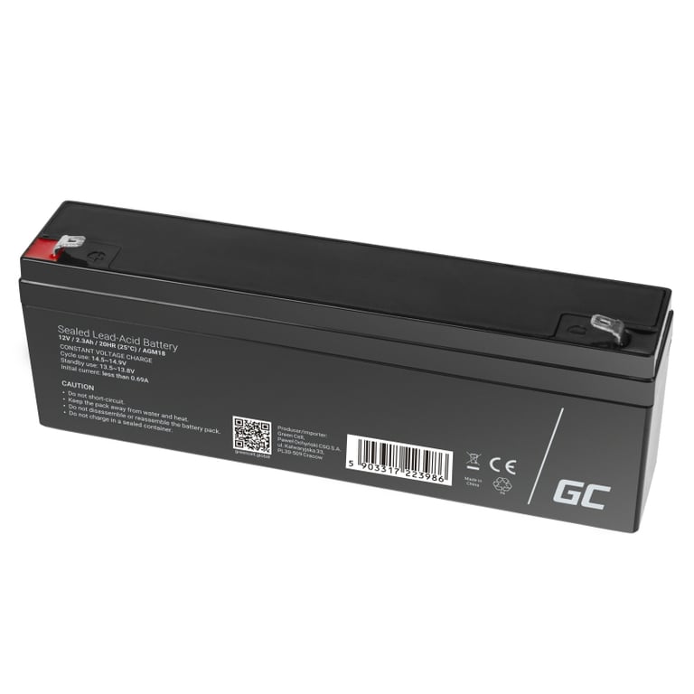 Green Cell AGM18 akumulator 12 V 2,3 Ah
