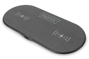 Digitus Ladepad für kabelloses Laden, Duo, 15 W