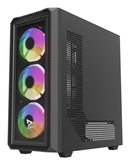 Savio Noctis Glass RGB Sześcian Czarny