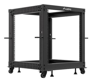 Lanberg OR01-6112-B 12U-rack Fristående rack Svart