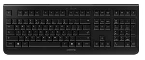 CHERRY KW 3000 tangentbord, universellt RF-trådlöst QWERTY, amerikanskt/internationellt, svart