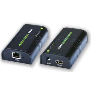 Techly 306004 AV Extender AV Transmitter and Receiver Black