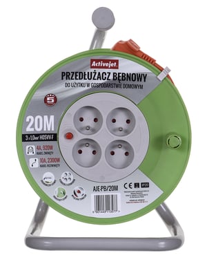 Activejet AJE-PB/20M przedłużacz bębnowy 20m