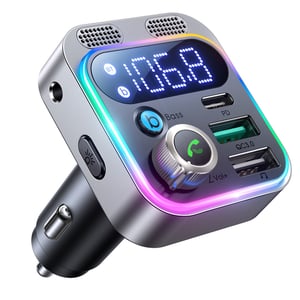 JOYROOM JR-CL16 nadajnik FM Bluetooth Czarny