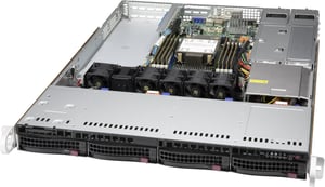 Supermicro CSE-815TQC4-R504WB3 Rack-Barebone-Server (1U) Schwarz