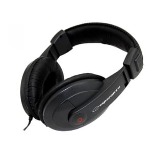 Esperanza EH120 hörlurar/headset, trådbundet, huvudbåge, musik, svart