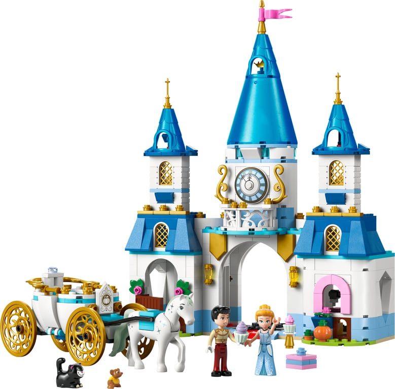 фото Блоковий конструктор LEGO Disney Princess Замок Попелюшки й карета (43275)