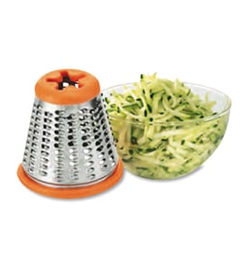 Moulinex DJ8115 Electric Grater/Spiralizer, Red, White