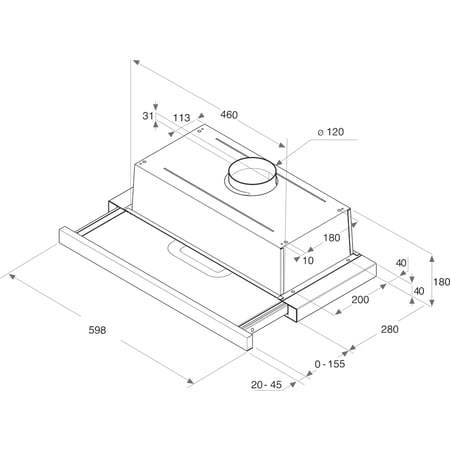 Whirlpool Okap kuchenny - AKR 6390 IX