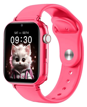MaxCom FW59 Kiddo 4G Pink 4,7 cm (1.85") IPS 27 mm Cyfrowy 240 x 280 px Ekran dotykowy Różowy GPS