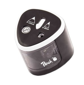 Peach PO102-BK Anspitzer Elektrischer Anspitzer Schwarz, Weiß