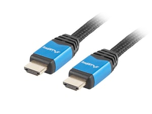 Lanberg CA-HDMI-20CU-0010-BL kabel HDMI 1 m HDMI Typu A (Standard) Czarny