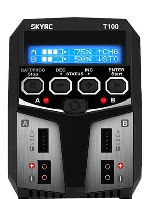 SkyRC T100 Akku-Ladegerät Wechselstrom