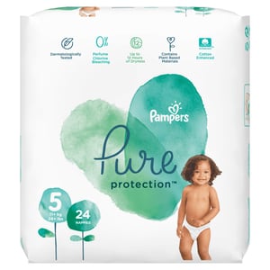 Pampers Pure Protection 81685106 engångsblöja Pojke, flicka 5 24 st.