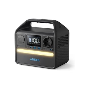 Anker 521 PowerHouse – tragbare Ladestation mit 5 Lithium-Eisen-Phosphat-Akkus (LiFePO4), 80.000 mAh, 398 W, 4,34 kg
