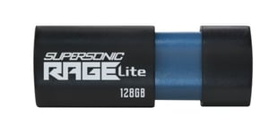 Patriot Memory Supersonic Rage Lite pamięć USB 128 GB USB Typu-A 3.2 Gen 1 (3.1 Gen 1) Czarny, Niebieski