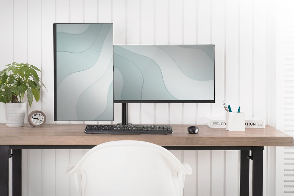Digitus Uchwyt na dwa monitory, 2x 32", 2x 8 kg