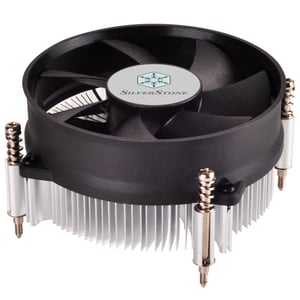 Silverstone NT09-115X Processor-kylare/fläkt 9,2 cm Aluminium, Svart