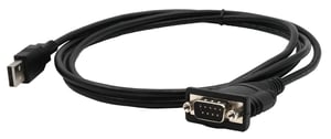 EXSYS EX-13002 kabel równoległy Czarny 1,8 m USB Typu-A RS-232