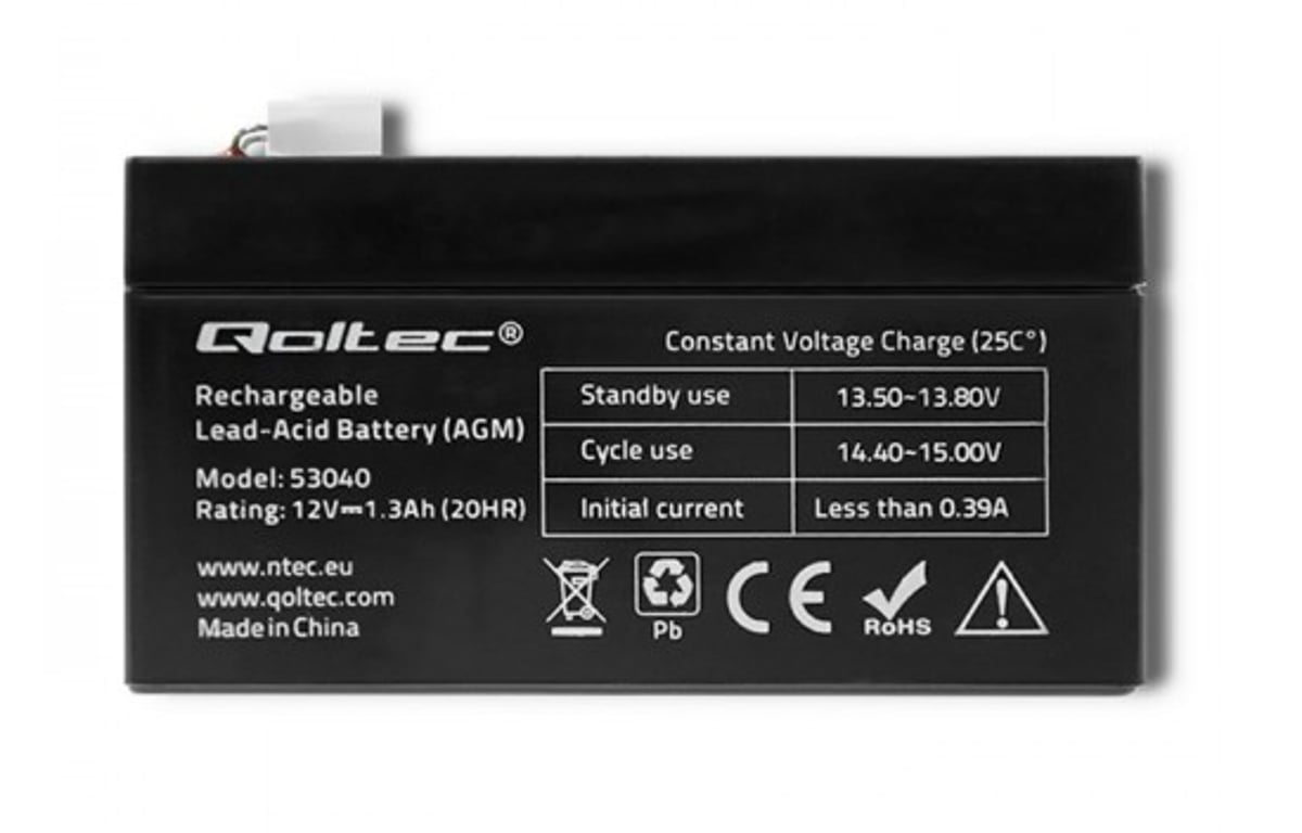 Qoltec 53072 akumulator Ołowiany (VRLA) 6 V 7,2 Ah