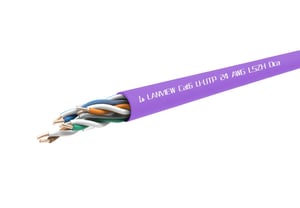 Lanview LVN122150 Network Cable, Purple, 305 m, Cat6 U/UTP (UTP)