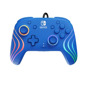 PDP Afterglow Wave Niebieski USB Gamepad Analogowa/Cyfrowa Nintendo Switch, Nintendo Switch OLED