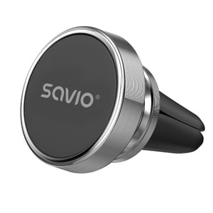 Savio CH-03 Magnetic Car Mount, Aluminum, Silver