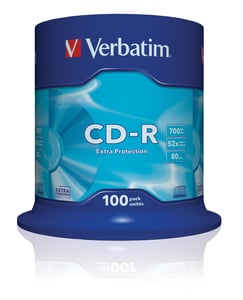 Verbatim CD-R Extra Protection 700 MB 52x 100 st.