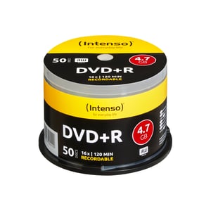 Intenso 4111155 4.7 GB DVD+R discs, 50-pack