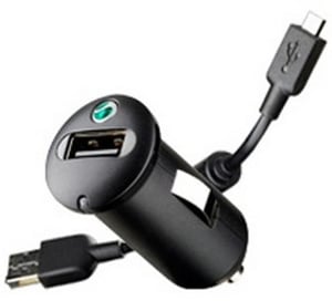 Sony AN401 Ladegerät für mobile Geräte: Handy, MP3-Player, Palmtop, schwarz, Zigarettenanzünder, automatisch