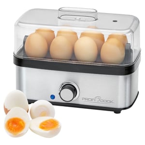 ProfiCook PC-EK 1275 8 jaj. 400 W Czarny, Stal nierdzewna