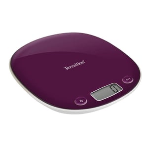 Terraillon Macaron Fioletowy Blat Kwadrat Elektroniczna waga kuchenna