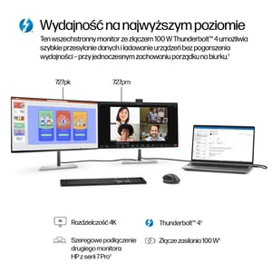 HP 27-calowy monitor konferencyjny seria 7 Pro 4K – 727pm