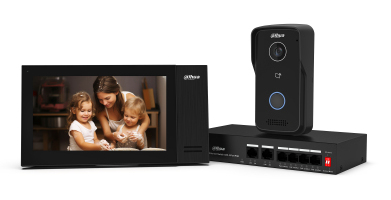 Dahua Technology DHI-VTO2111D-P-S3 wideodomofon 2 MP 17,8 cm (7") Czarny