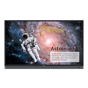 BenQ RM8602K interaktiv skärm 2,18 m (86") 3840 x 2160 px Pekskärm Svart