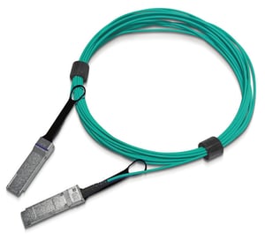 Nvidia 980-9I45J-00H010 10 m InfiniBand/Fiber Optic Cable QSFP56 Aqua