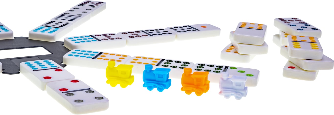 Tactic Mexican Train Tin Box