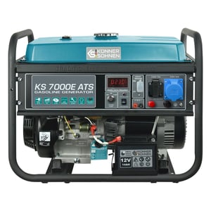 Könner & Söhnen KS 7000E ATS agregat prądotwórczy 5000 W 25 l Benzynowy Czarny, Morski