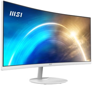 MSI Pro MP341CQW monitor komputerowy 86,4 cm (34") 3440 x 1440 px UltraWide Quad HD Biały