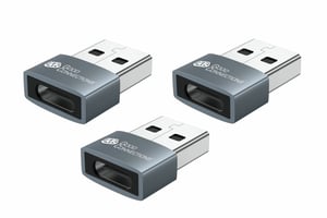 Kabelmeister USB-AD203-3 przejściówka do kabli USB-A USB-C Szary