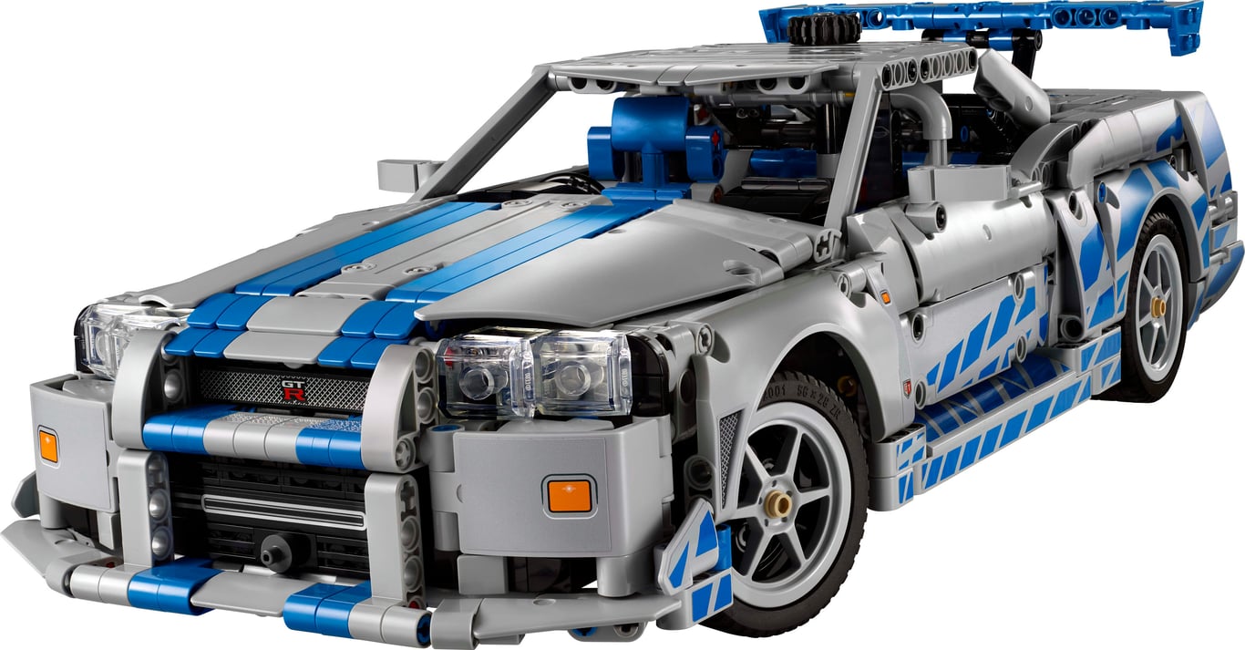 фото Авто-конструктор LEGO Technic Подвійний форсаж Nissan Skyline GT-R (R34) (42210)
