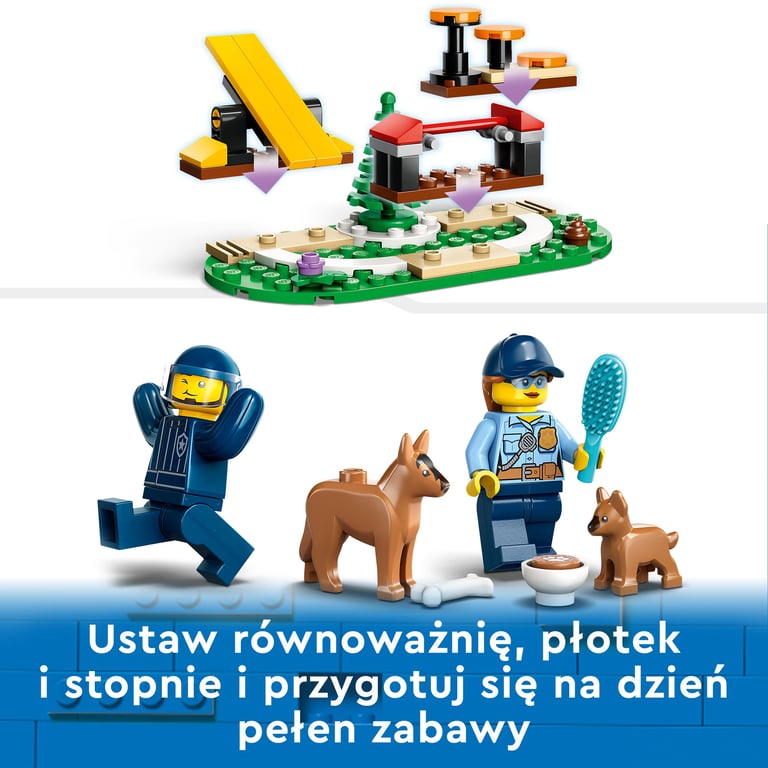 LEGO City Szkolenie psów policyjnych w terenie