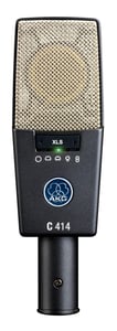 AKG C414 XLS-mikrofon, grå, silver, studiomikrofon