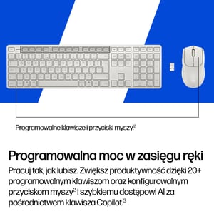 HP Zestaw myszki i klawiatury Multi-Device Dual-Mode 495C