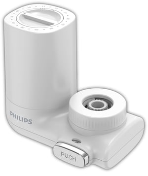 Philips AWP3703/10 Water Filter, Faucet-Mounted Water Filter, White