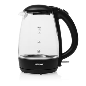 Tristar WK-3400 Wasserkocher 1,7 l 2200 W Schwarz, Transparent
