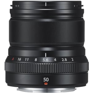 Fujifilm XF 50 mm F2.0 R WR spiegellose Kamera/Spiegelreflexkamera mit einem Objektiv Teleobjektiv Schwarz