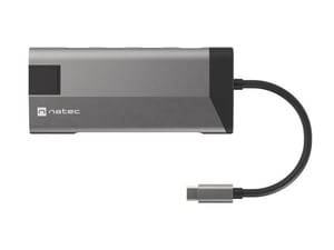NATEC Fowler Plus USB Type-C Black, Gray