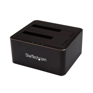 StarTech SDOCK2U33V USB 3.2 Gen 1 (3.1 Gen 1) Type-B Hard Drive Docking Station, Black