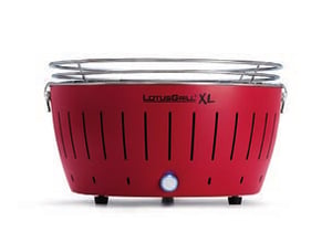 LotusGrill G435 U RD grill Czajnik Węgiel drzewny (paliwo) Czerwony